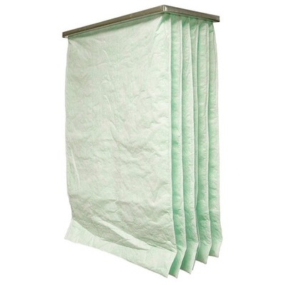 GRAINGER 5E864 PK 2 Pocket Air Filter,24x24x10,MERV 8 5E864