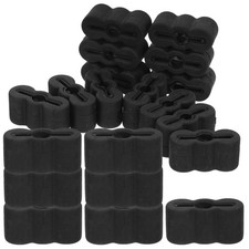 30 Pcs Drawer Pulley End Plug Replacement Stops Cabinet Door Bumper Pad