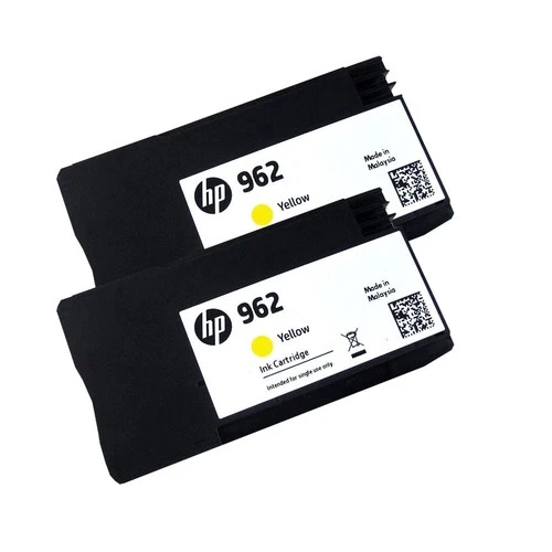 2PK Genuine HP 962 Yellow OfficeJet Pro 9015 9025 9010 9020 9012 - product listing photo