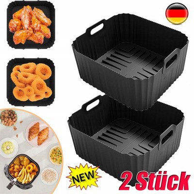 2x Airfryer Silikonform für Philips Essential 4,1L HD9252 Airfryer Zubehör DHL