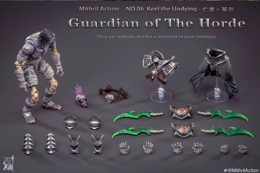 Mithril Action NO.06 Guardian of The Horde Grey Knight Keel 1/10