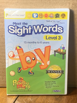 Meet the Sight Words Level 3 (DVD) Brand New SEALED Free Shipping