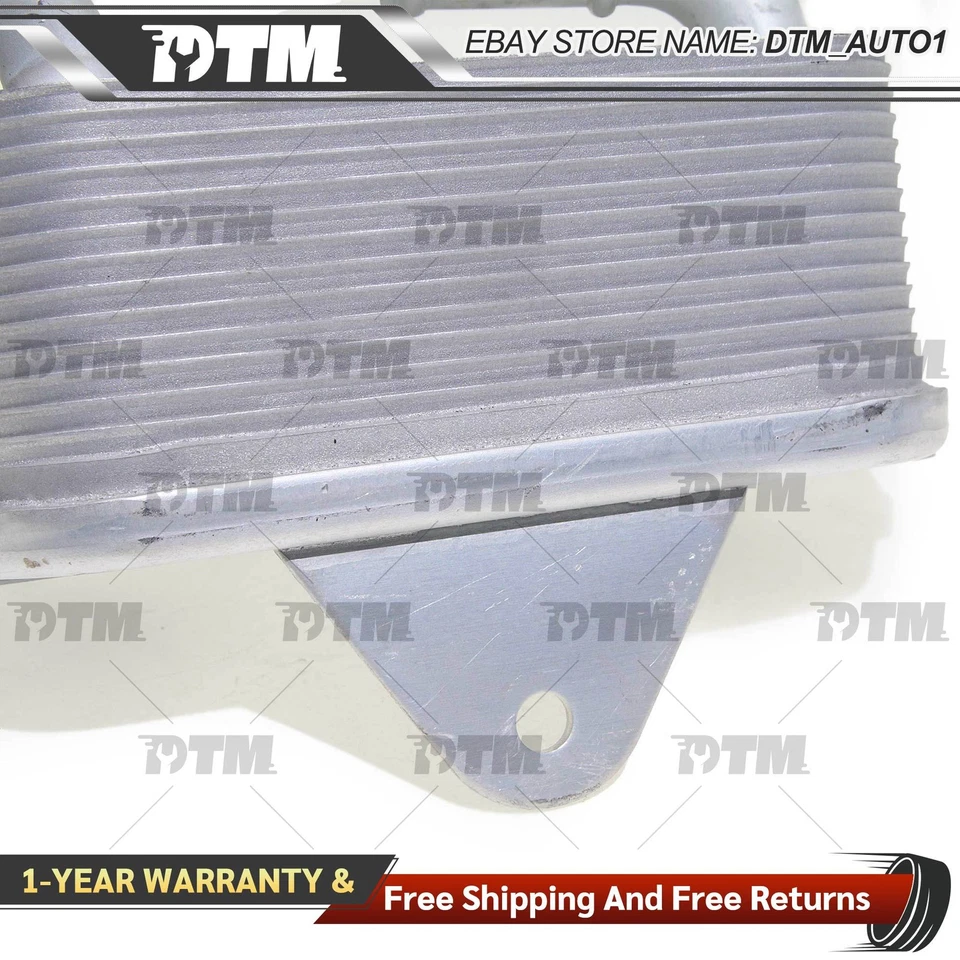 MAHLE Engine Oil Cooler with 06E117021G For Audi A5 A6 Q5 A4 A7 A8 Q7 S4 S5 - Image 3 of 4