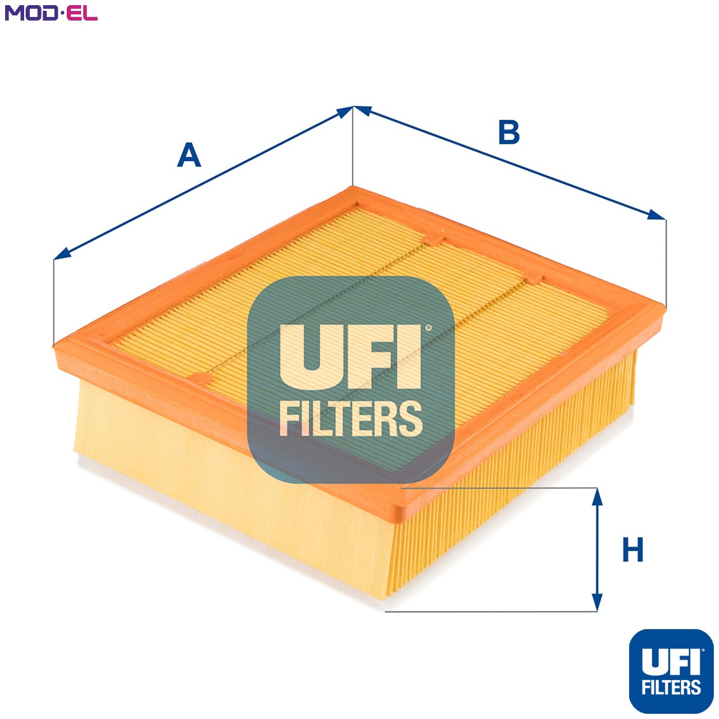 UFI Filters, Air Filter 30.677.00, Suitable for cars, Applicable to Various Models of Alfa Romeo, Fiat and Jeep - Image 3