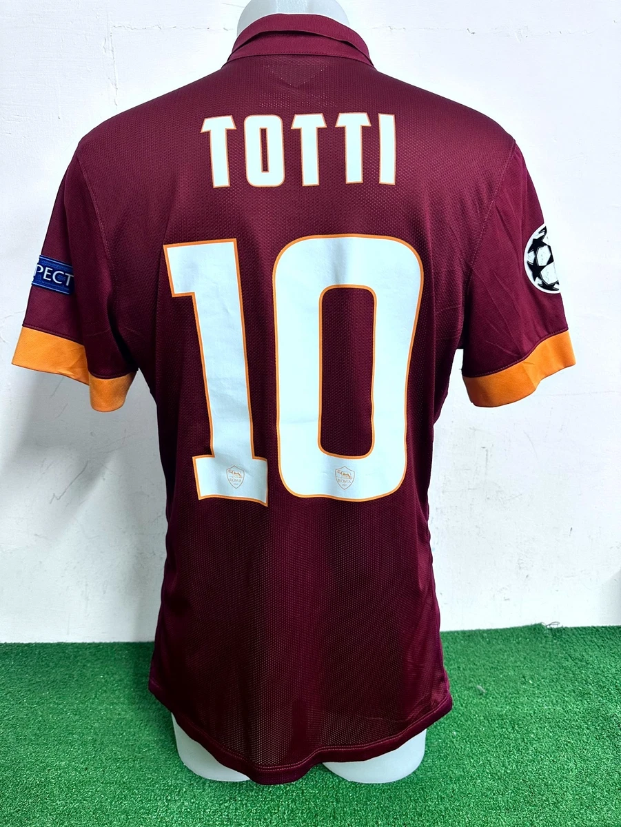 Maillot Roma Totti No Match Worn Issue Shirt Jersey Vintage