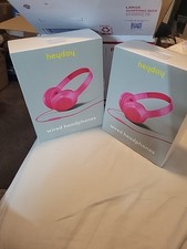 heyday Wired Headphones Pink 2