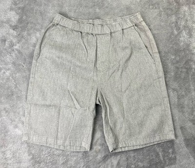 OUTERKNOWN Verano Beach Shorts Men s Small Grey Hemp Organic Cotton 8  Inseam
