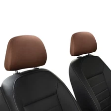 2PCS Vehicle Accessories Headrest Cover, Car Headrest Covers, Soft Headrest C...