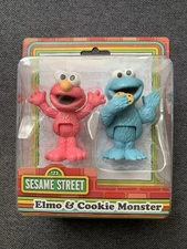 Just Play Sesame Street Figures Elmo & Cookie Monster-HTF! NEW!