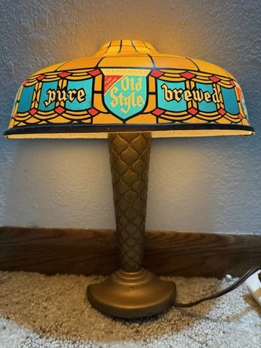 Old Style Beer Tiffany Style Faux Stained Glass Vintage Lighted Sign La Crosse