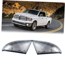 LED Side Mirror Turn Signal Left Drive SIde  Right Passenger Side White Lens