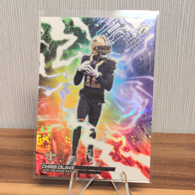 Topps Circuit Breakers 2026 Refractor Chris Olave New Orleans Saints NFL CB-24