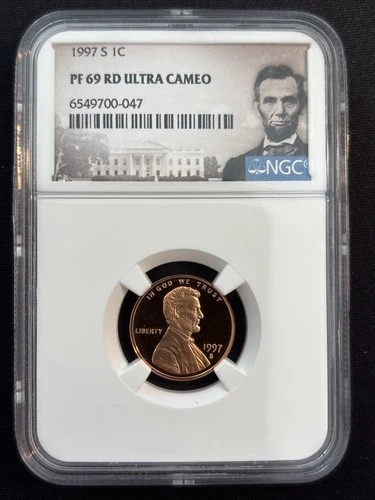1997 S Lincoln Cent NGC PF69 RD Ultra Cameo