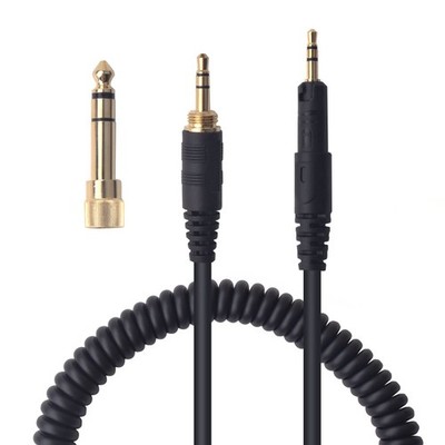 ATH-M70x Audio Cable Coiled 3.5mm/6.35mm to 2.5mm AUX Extension Cords with Au...