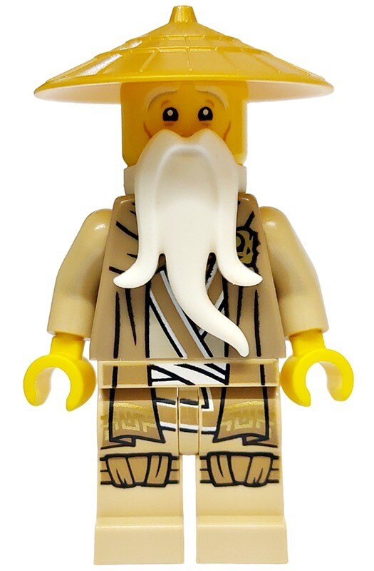 Lego Wu Sensei 71819 Dragons Rising Season NINJAGO Minifigure