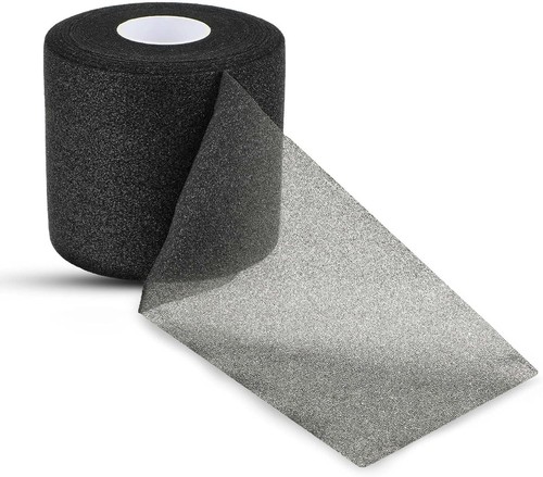 3 rolls x Soft Foam Black Underwrap 7cm x 27m, Pre Wrap Barrier Tape No Adhesion - Picture 2 of 5