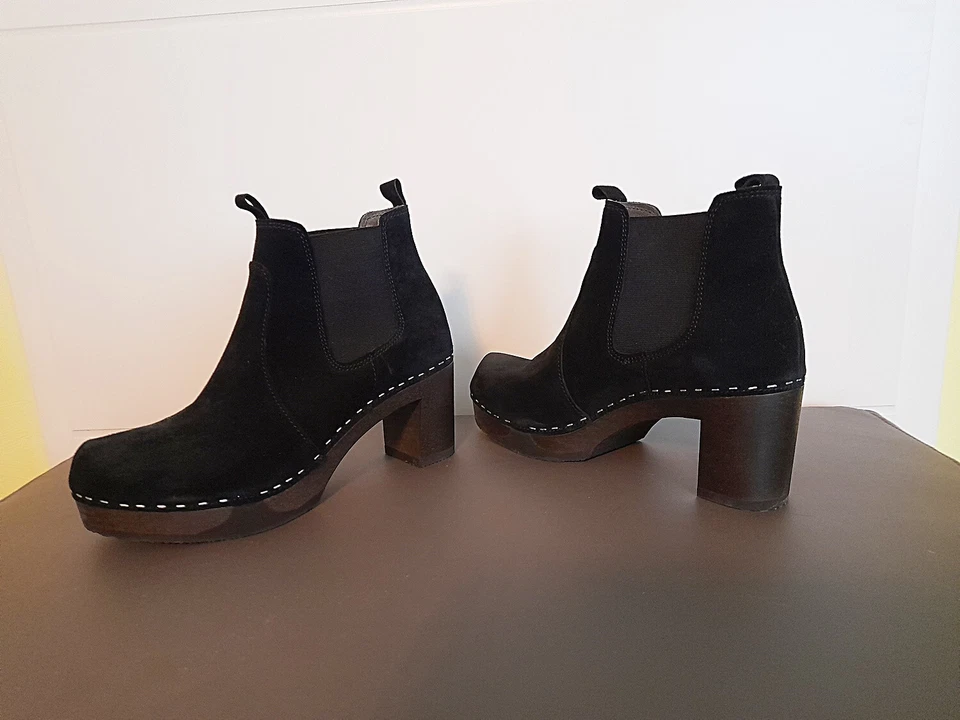 NEU*Softclox Stiefeletten*42*Schwarz*Wildleder*Kult*Herbst*Winter - Bild 2 von 4