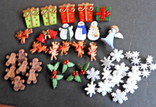 Christmas Holiday Winter Buttons Novelty Snow...