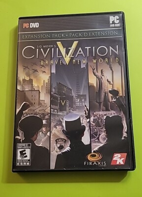Sid Meier's Civilization V: Brave New World (PC DVD-ROM, 2013) Disc with Manual