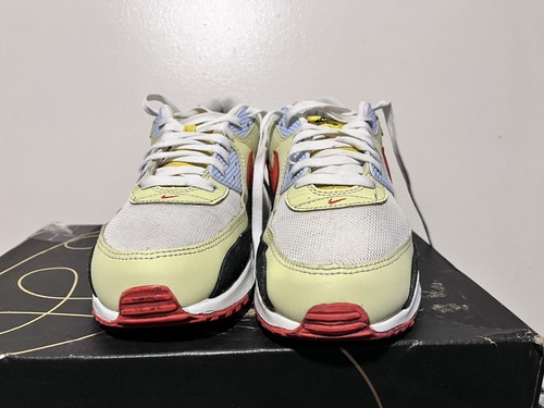 2022 Men Nike Air Max 90 Set to Rise Lemon Drop Sail Orange Used Size 11 Rare - 第 8/10 張圖片