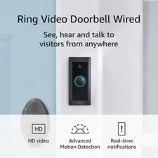 MINT Ring Video Wired  Doorbell Wi-Fi Night Vision Motion  2.4GHZ WI-FI 1080P