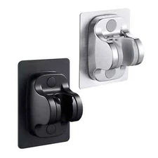 Self-adhesive Handheld Shower Head Holder Adjustable Wall Mount Shower Bracket