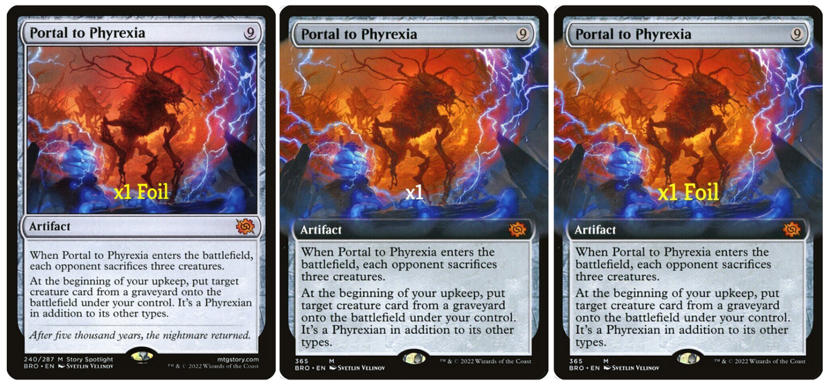 MTG The Brothers' War BRO Portal to Phyrexia NM - MINT (SELECT) | eBay