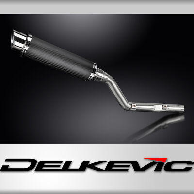 Suzuki DRZ400E DR-Z400E 2000-2009 Slip On 14'' Round Carbon Exhaust Muffler Kit