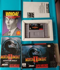 Mortal Kombat II 2 Super Nintendo SNES CIB No Poster