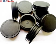 8 Pack 2-1/2 Inch Round Plastic Plug Pipe Tubing End Caps for Chair Table