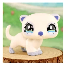 Mini Pet Shop LPS White ferret Who Love LPS Great Gifts Animal Toy