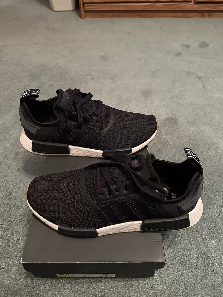 Adidas NMD R1 Black Gum 2018 Size 11.5 eBay