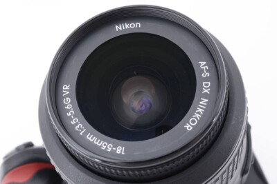 Good】Nikon D5000 12.3MP Lens Kit Digital SLR Camera Black W