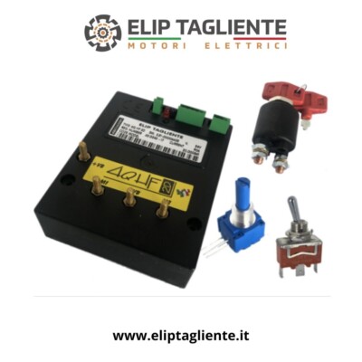 CONTROLLER 24VDC 90A + POTENTIOMETER + INVERTER + SCHLÜSSEL ELEKTROMOTOREN MP