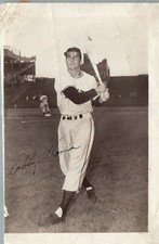 1950's Bobby Thompson Vintage Signed Autograph Photo 4.5x7.25