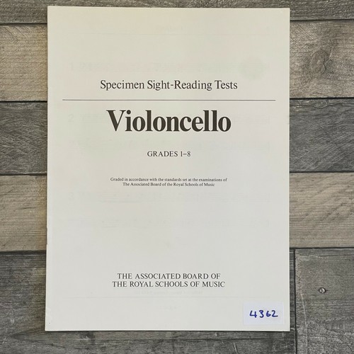 ABRSM Specimen Sight-Reading Tests Violin Cello Grades 1-8 Sheet Music - Picture 4 of 11