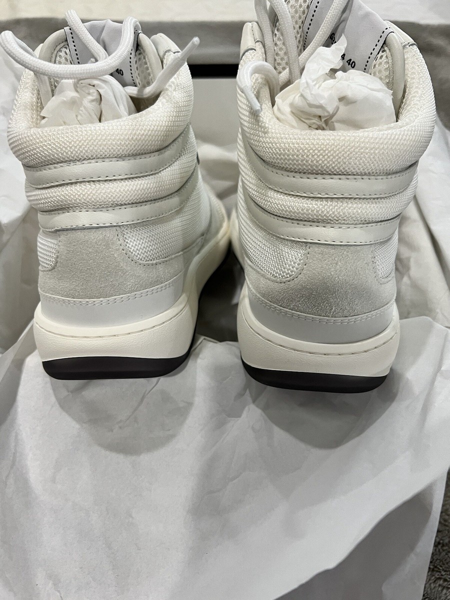 Chanel High Top White Sneakers 22P Size 40 | eBay