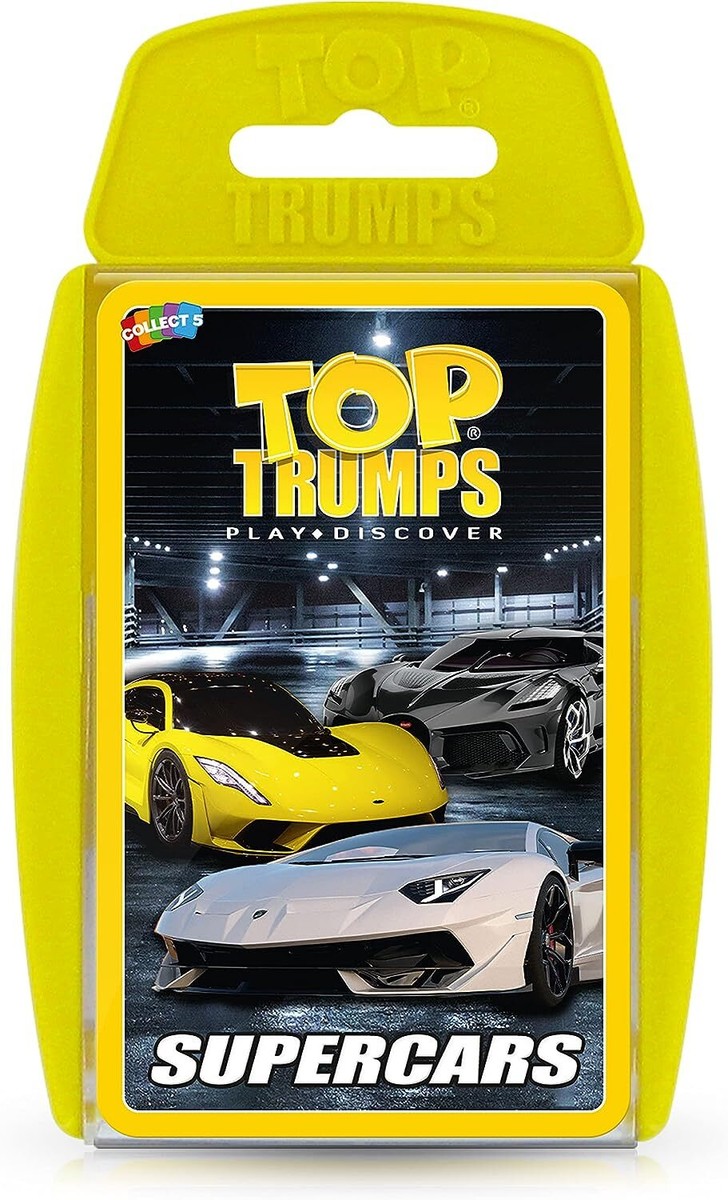 Top Trumps Classics Supercars Card Game | eBay