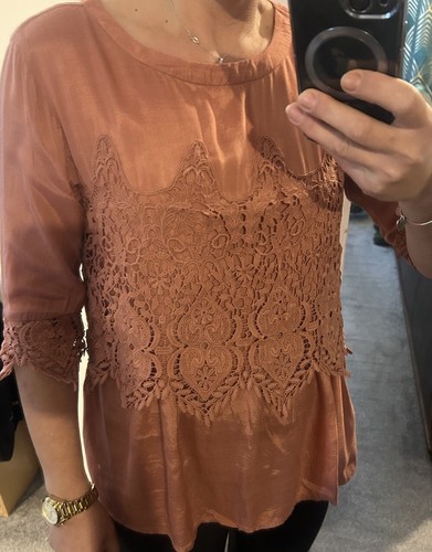 Vila Clothes Blouse , Rust Size M