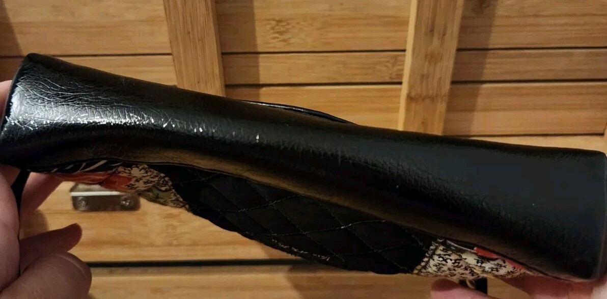 Vera Bradley "Patchwork Collection" Black Floral … - image 7