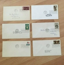 ((6)) First Day of Issue ~ Mixed ~ 1947-1978 ~ Estate Find # 529