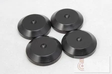 4pcs 33mm Ebony Wood Feet Spike Base Speaker Tube Amp Radio Cabinet CD Player