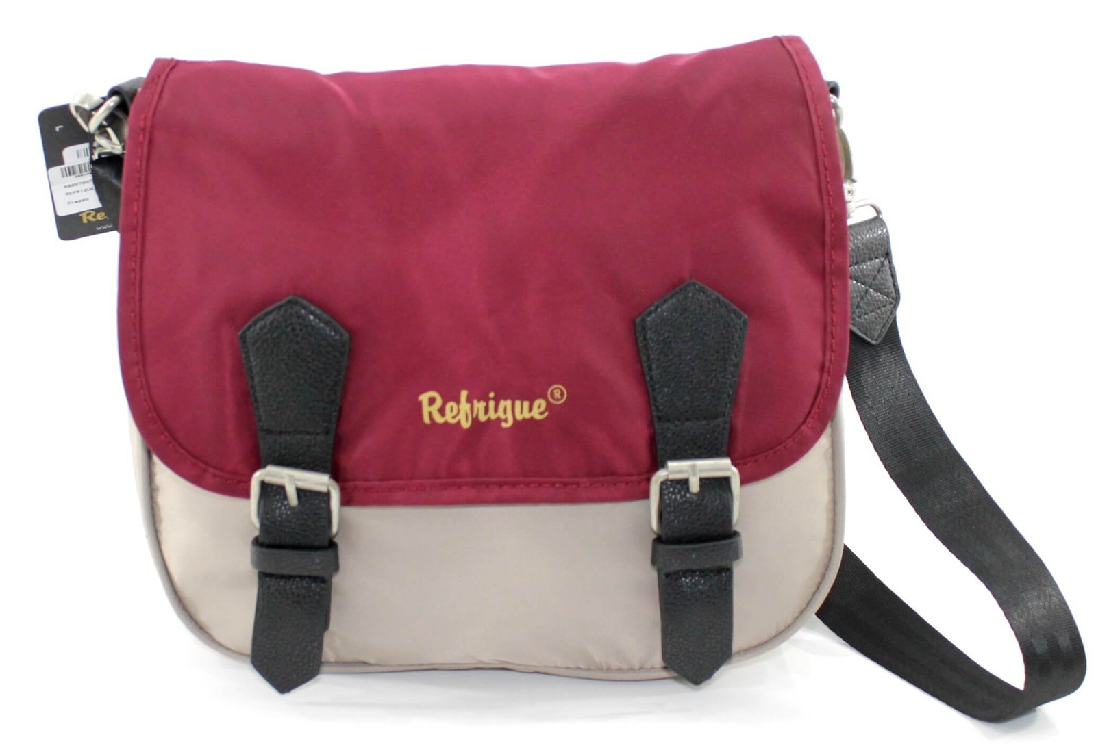 Borsa unisex Bag Refrigue tracolla R80076 borsa in nylon rossa beige PREZZO  45