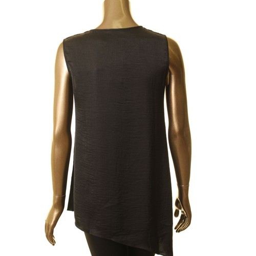 ANNE KLEIN NEW Women's V-neck Asymmetrical Blouse Shirt Top TEDO - Picture 2 of 2