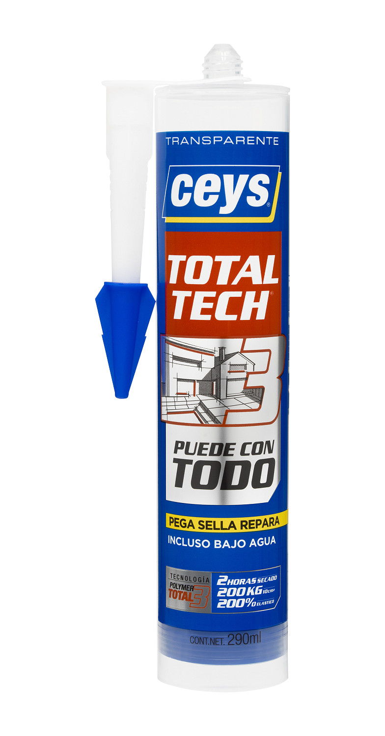 Silicona Ceys total tech transparente 290 ml