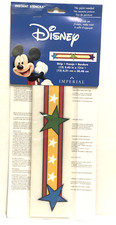 Yellow Star Stripe Mickey Border 12' Sheet Wall Decor Imperial Instant Stencils