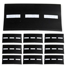 0 Gauge 3:1 Heat Shrink with Negative/Minus Logo 10 Pack Black