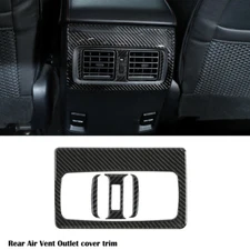 Carbon Fiber Rear Console Air Vent Cover Trim Bezel For 4Runner 2010+Accessories