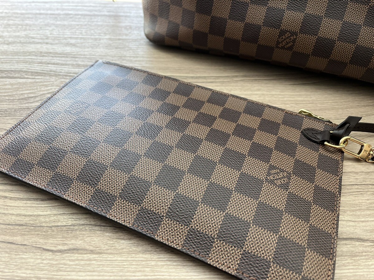 Louis Vuitton Neverfull MM Damier Ebene With Cherry Lining | eBay