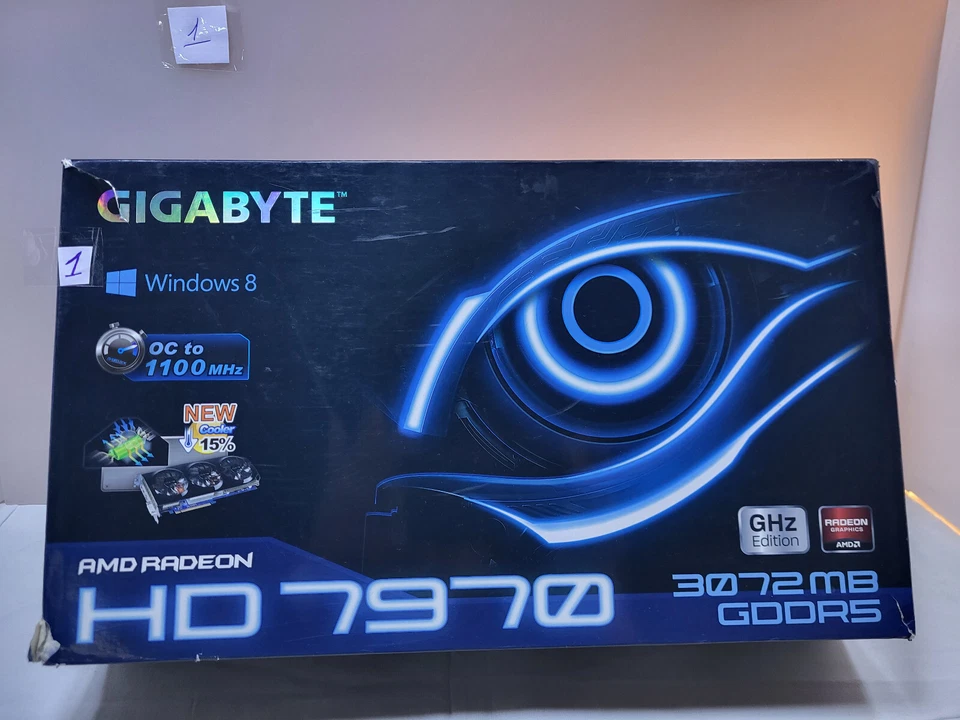 GIGABYTE AMD Radeon HD 7970 GV-R797TO-3GD REV: 2.1 Graphics Card FOR PARTS BOX - Image 2 of 4